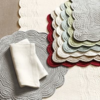 Ballard Designs Quilted Scalloped Placemats