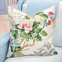 Chinese Peony Rose Pillow