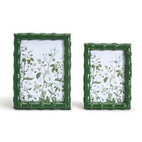 Two’s Company Green Bamboo Frames