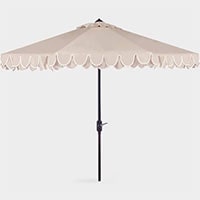 World Market Scalloped Umbrella