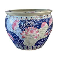 Chinoiserie Famille Rose Fish Bowl