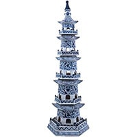 Chinoiserie Porcelain Pagoda